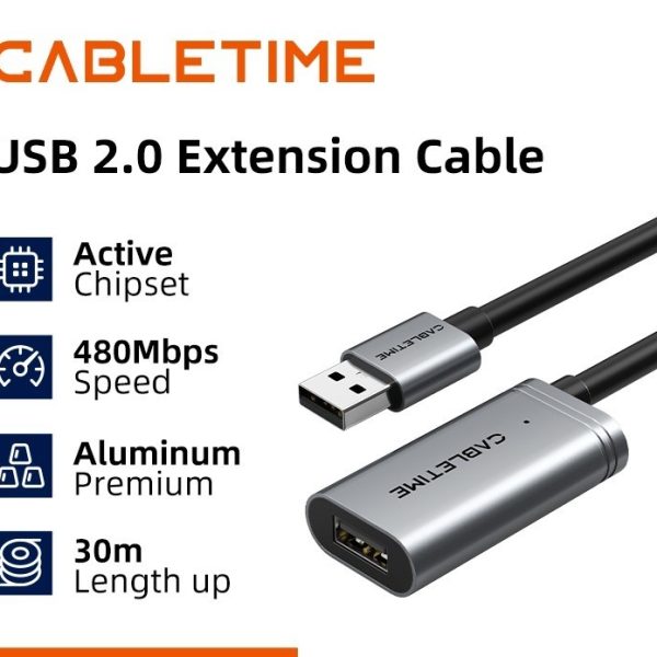 Cabletime HDMI 2.0 Extension Cable 5M